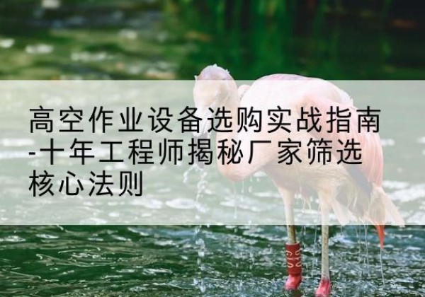 沐川剪叉式升降机厂家-高空作业设备选购实战指南-十年工程师揭秘厂家筛选核心法则